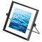 Modern Metal Floating Tabletop Photo Picture Frame with Glass Cover and Easel Stand